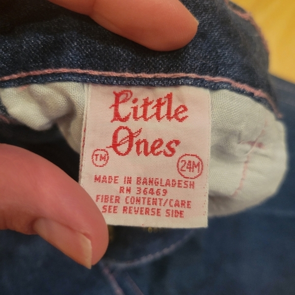 Little Ones Denim Jeans 24 months 2T - Picture 4 of 6